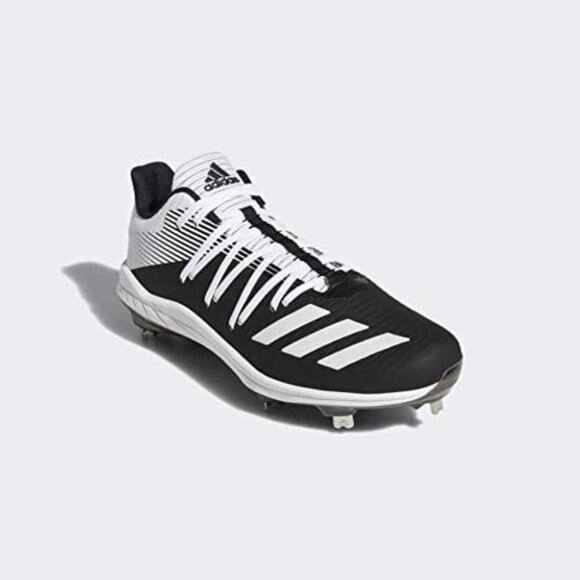 adidas Men's Adizero Afterburner 6 Metal Baseball Cleats Black White Size 12.5 - Picture 1 of 7